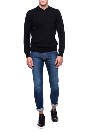 Sweater with an embroidered logo, zdjęcie 2 Sweater with an embroidered logo od Emporio Armani